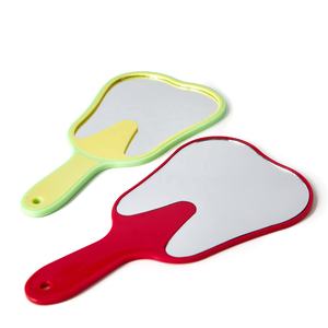 OEM odontoiatrico uso mano specchio a forma di denti specchio di vetro bocca dentale specchio per la salute - Product Image 4