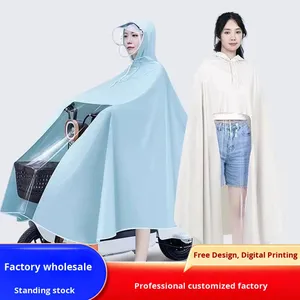 Long Boys Imperméable Épaissi et Imperméable pour Moto Électrique, Protection Contre les Fortes Pluies pour la Conduite, Vente en Gros - Product Image 2