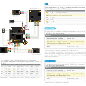 Betafpv F4 2-3S 20A không chổi than điều khiển chuyến bay điện từ xa chuyến bay nhựa cho HD kỹ thuật số Quadcopter Pavo Pico pavo20 - Product Image 2