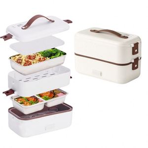 Chinese Uk European Us Japanese Standard 220V 110V Electric Lunch <b>Box</b> Warmer Portable Food Heat - Product Image 2