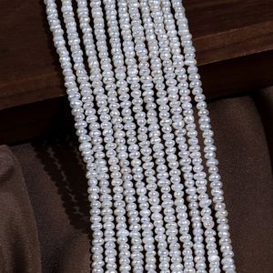 Collar de Perlas Barrocas de Agua Dulce Hechas a Mano, Económicas, con Cuentas Planas Irregulares, Accesorios de Perlas Sueltas al por Mayor - Product Image 4