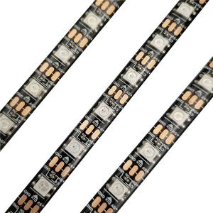 WS2812B <span class=keywords><strong>Strip</strong></span> lampu <span class=keywords><strong>LED</strong></span> Digital, <span class=keywords><strong>strip</strong></span> <span class=keywords><strong>led</strong></span> piksel warna merah 30 60 144 Pixels/m WS2812B <span class=keywords><strong>strip</strong></span> <span class=keywords><strong>led</strong></span> dapat disesuaikan rgbic - Product Image 3