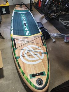 Offre Spéciale personnalisé SUP Ocean Waters 11'6 "* 35" * 6 "Drop Stitch planche de pêche Stand up Paddle Board gonflable Paddle Surf Board - Product Image 3