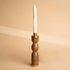 Support de bougie en céramique blanche mate Heritage, 7 cm, fait à la main, 21 cm, décoration de mariage, Pâques - Product Image 6