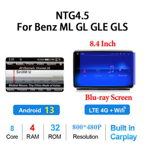 Sistema Android13 para <span class=keywords><strong>Mercedes</strong></span> Benz ML GL GLE <span class=keywords><strong>GLS</strong></span> W166 X166 Apple Carplay, reproductor de vídeo para coche, navegación, pantalla Multimedia, GPS 4G - Product Image 2