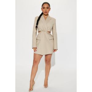 Traje Formal Mini Casual de Alta Calidad de Fábrica OEM para Mujer - Product Image 3