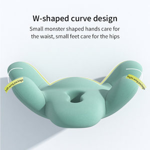 2024 nouveaux monstres de dessin animé peuvent aimer les coussins de bureau de voiture de mousse de mémoire de coussin lombaire - Product Image 3