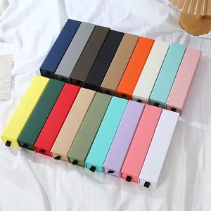 Groothandel Custom Logo Roze Kleine Lade Papier Kartonnen Oorbel Ketting Cadeau Sieraden Doos - Product Image 2