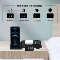 Base de Carga Inalámbrica con Reloj para iPhone 17 Pro, Estación de Carga para Samsung, Base para Apple Watch y AirPods Pro