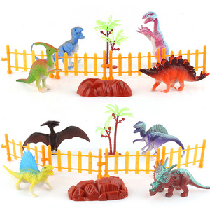 Venta al por mayor niños plástico Mini simulación Pvc árboles serie realista dinosaurio figura de acción Dino Animal modelos juguetes conjunto - Product Image 6
