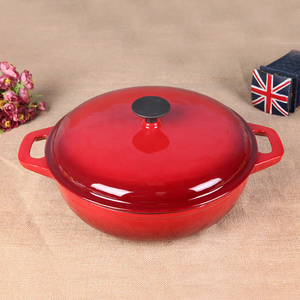 New Arrival Enamel <strong>Cast</strong> <strong>Iron</strong> Stock <strong>Pot</strong> with Lid - Product Image 1