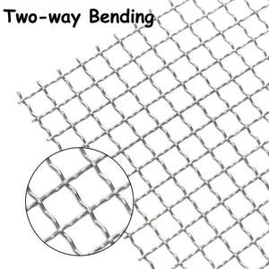 Maille de fil métallique tissée en acier inoxydable de haute qualité <span class=keywords><strong>pour</strong></span> usine, maille ondulée en acier inoxydable - Product Image 3
