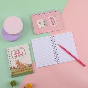Cuaderno Portátil Mini de Tapa Dura con Páginas Interiores Personalizadas, Papel de Cartulina para Estudiantes, Encuadernación Cosida de Hojas Sueltas, Suministro de Fábrica - Product Image 3