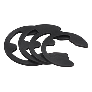 Clips en <span class=keywords><strong>E</strong></span> de acero inoxidable 304 0,8,-30mm GB896 DIN6799, anillos a presión de retención, anillos abiertos para ejes, rodamientos, maquinaria automotriz - Product Image 2