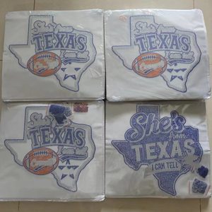 Applicazione Termoadesiva con Strass 'She's From Texas I Can Tell', Motivo in Cristallo, Patch Texas come Accessori - Product Image 2