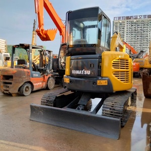 Excavadora hidráulica de orugas Komatsu PC55 PC55MR de segunda mano, miniexcavadora usada Komatsu PC55MR de 5,5 toneladas a la venta - Product Image 4