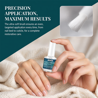 Huile de Soin des Cuticules à la Kératine et aux Acides Aminés Marque Blanche – Hydratante, Fortifiante et Réparatrice pour Cuticules Sèches et Cassantes – Sérum Facile d'Application pour des Ongles Sains