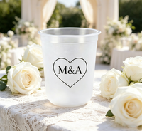 Gobelet en plastique en forme de U avec logo personnalisé pour mariage, 14oz 16oz 24oz, gobelet jetable transparent givré, gobelet en PP rigide pour smoothie, gobelet pour thé au lait à bulles
