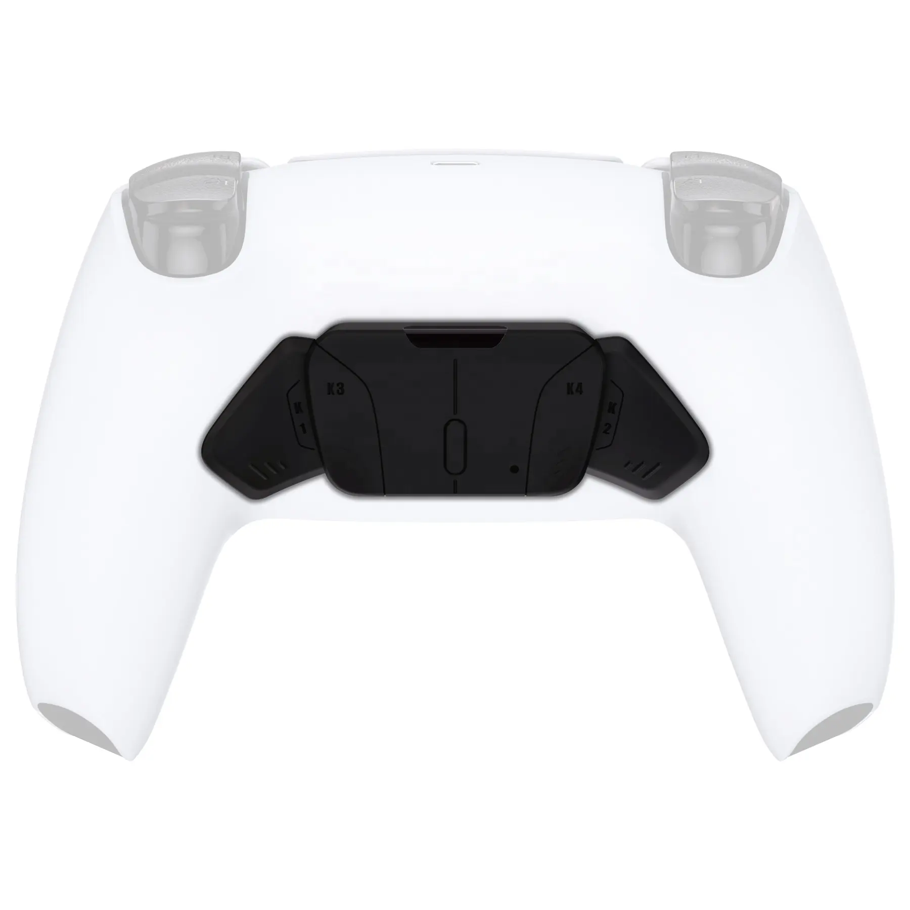 Black Replacement Back Paddles Redesigned Back Buttons Housing Shell Set For PS5 Controller eXtremeRate RISE4 Remap Kit