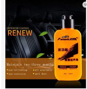 Crème de revêtement intérieur pour le nettoyage et la conservation des pièces en cuir de voiture, entretien des canapés, bon parfum, effet rapide, sûr - Product Image 2