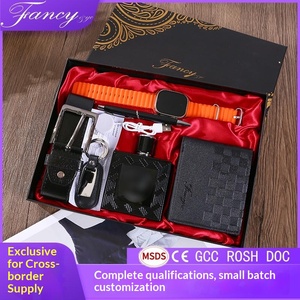 Set <span class=keywords><strong>Regalo</strong></span> Elegante di Lusso per Affari Transfrontalieri: Portafoglio Intelligente, Cintura, Smartwatch, Occhiali da Sole - <span class=keywords><strong>Regalo</strong></span> per Papà, Fidanzato, Padre - Product Image 2