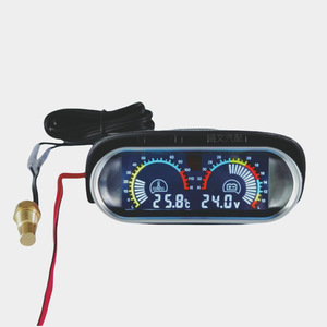 Medidor de Temperatura y Voltaje de Agua Hanwen 12V 24V con Pantalla Digital para Actualización de Automóviles y Camiones - Product Image 1