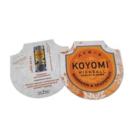 Sous-verres ronds en papier écologiques absorbants avec motif de dessin animé, utilisables comme cadeaux promotionnels par Giftway