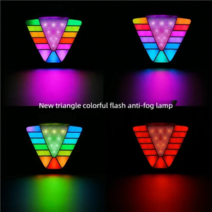 12V 24V dinamico colorato RGB luci dei freni a LED per auto triangolo posteriore terzo freno luci pilota spia di arresto lampada di sicurezza per autocarri