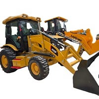 Chargeuse-pelleteuse Caterpillar 420F d'occasion, poids opérationnel 7834 kg, moteur Cat d'origine, bon état, en stock, prête à être expédiée