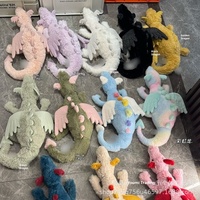 Collection JC – Jouets en peluche super doux, mignons, en forme de cœur rose et rouge, feuille d'érable, dragon, poupée de confort pour bébé, rembourrage en coton PP, 0-24 mois, anti-stress