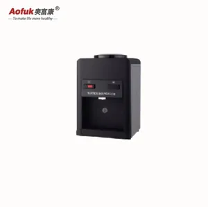 Electronic refrigeration of tabletop water dispenser advanced metal texture cooling hot water