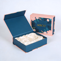 Boîte d'emballage en carton rigide magnétique de taille personnalisée, recyclable, luxe, pliable, avec couvercle magnétique