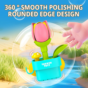 Abeien Jouet de <span class=keywords><strong>bain</strong></span> pour bébé et enfants, d'été, avec <span class=keywords><strong>ventouse</strong></span>, en forme de fleurs en pot de dessin animé mignonnes, avec fonction d'arrosage et de <span class=keywords><strong>jeu</strong></span> de douche - Product Image 4