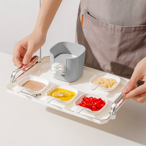 Support OEM New Cute Popular Kitchen <b>Storage</b> Europe Style PP Material Food Household Seasoning Dish Mixed Spices Seasoning <b>Box</b> - Product Image 5