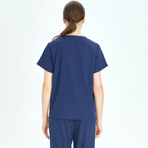 Gran oferta uniforme Médico Quirúrgico estiramiento cirujano enfermería Scrub <span class=keywords><strong>Doctor</strong></span> enfermera para Mujeres Hombres clínica Dental túnica sanitaria traje - Product Image 2