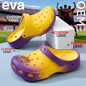 Deran OEM Sabots et Sandales Unisexe à Motif Imprimé Personnalisé Drapeau National Club Coupe du Monde de Football Cr00 Sabots en EVA pour Hommes - Product Image 2