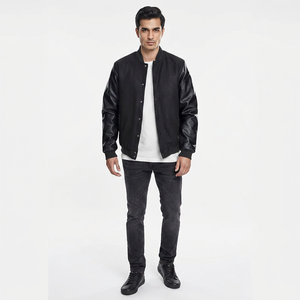 High Quality Letterman Varsity <b>Jackets</b> Wool Leather Long Sleeves Winter Wear <b>Smart</b> and Stylish <b>Men's</b> varsity <b>Jacket</b> - Product Image 1