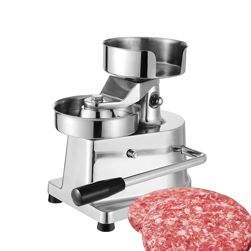 मैनुअल स्टेनलेस स्टील बर्गर बनाने की मशीन/पैटी प्रेस