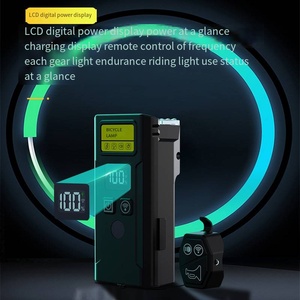 2025 Nâng Cấp Hiển Thị Kỹ Thuật Số USB Có Thể Sạc Lại Xe Đạp Ánh Sáng LED Nguồn Điều Khiển Từ Xa + Sừng Đêm Cưỡi Bánh Thông Minh Cảm Biến Pin - Product Image 5