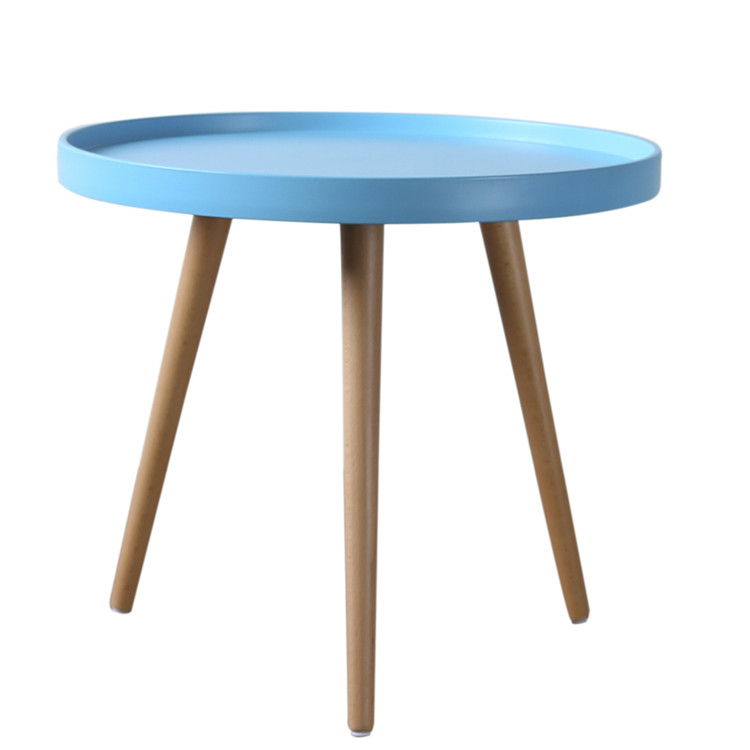 Table basse moderne bleue