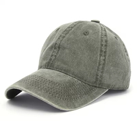 Casquette de baseball unisexe rétro vintage en coton, ajustable, style snapback, couleur unie, effet vieilli et délavé, pour le sport