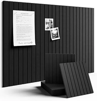 Fabricant en gros de panneaux muraux multifonctionnels en liège et feutre, carrés, 48x24 pouces, épaisseur personnalisée, pour décoration artistique et messages