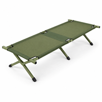 Lit de camping pliant 2026, portable et léger, pour extérieur, lit de plage simple, équipement de camping, lit d'appoint