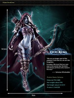 Figura de Acción de PVC de Sylvanas Windrunner, Reina de los Muertos, de World of Warcraft, 7 Pulgadas