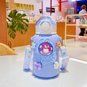 Thiết kế mới <span class=keywords><strong>500ml</strong></span> dễ thương phim hoạt hình gấu thép không gỉ chân không <span class=keywords><strong>Flask</strong></span> cho trẻ em 'uống chai nước - Product Image 2