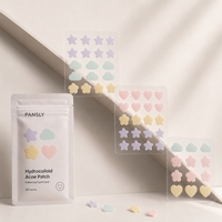 Patchs Hydrocolloïdes Anti-Acné en Forme d'Étoile Ultra Fins et Colorés – Autocollants pour Boutons et Imperfections du Visage