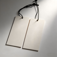 Etiquetas de Precio de Papel Kraft en Blanco de Alta Calidad Personalizadas por el Fabricante para Tiendas Minoristas y Etiquetas DIY