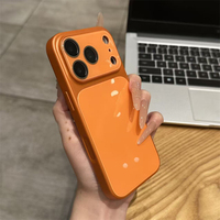 Étui de protection de luxe mat antichoc en PC rigide avec grande fenêtre pour appareil photo pour iPhone 18 Pro Max 17 Pro 16 Plus