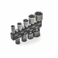 Jeu de 9 embouts en acier pour tournevis et perceuse électrique, pour le vissage et le bricolage, pour outils électriques et tournevis électriques