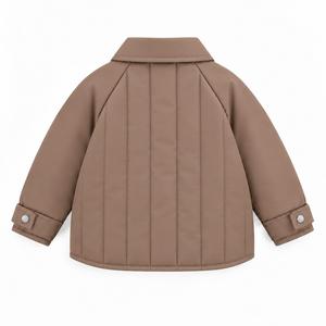 <span class=keywords><strong>Veste</strong></span> en coton matelassée à manches raglan et col imprimé pour garçon - Product Image 3